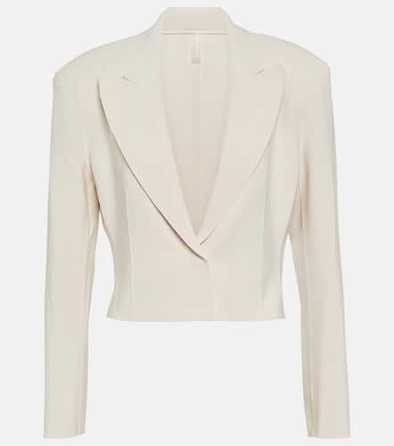 Norma Kamali Cropped jersey blazer - Norma Kamali - Modalova