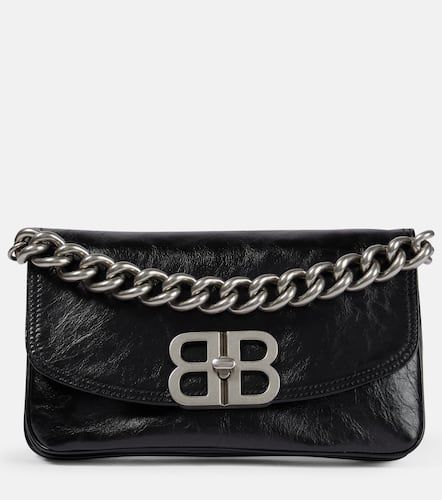 BB Soft Small Flap leather shoulder bag - Balenciaga - Modalova