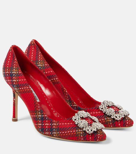 Pumps Hangisi in tartan - Manolo Blahnik - Modalova