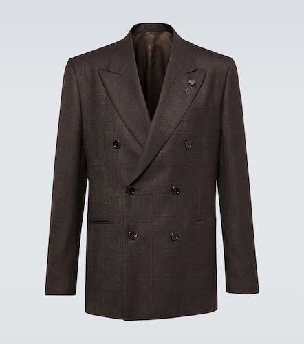 Double-breasted virgin wool blazer - Lardini - Modalova