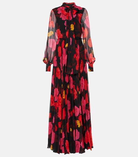 Erdem Floral pleated voile gown - Erdem - Modalova