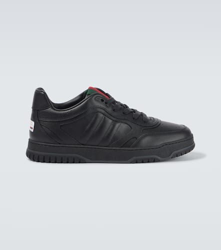 Gucci Gucci Re-Web leather sneakers - Gucci - Modalova