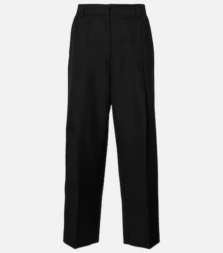 High-rise twill straight pants - Toteme - Modalova