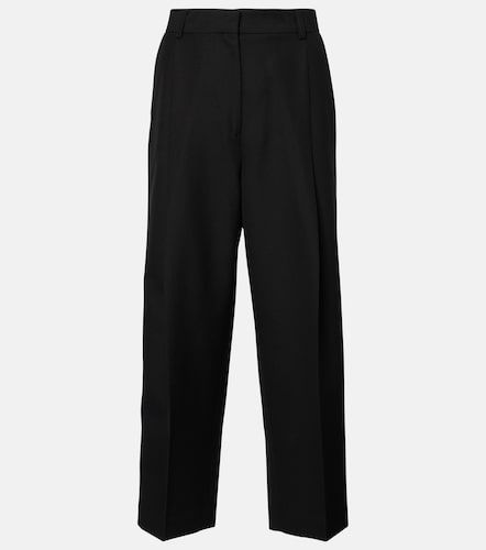 Straight High-Rise Hose aus Twill - Toteme - Modalova