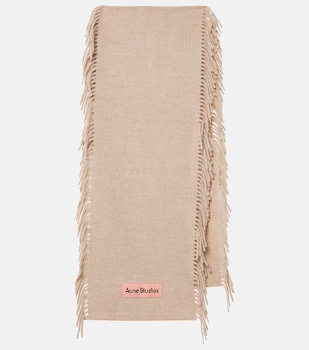 Acne Studios Logo wool scarf - Acne Studios - Modalova