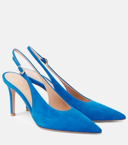 Pumps slingback Robbie in suede - Gianvito Rossi - Modalova