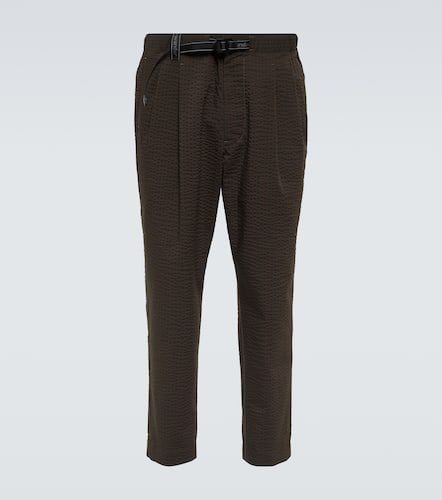 Seersucker straight pants - And Wander - Modalova