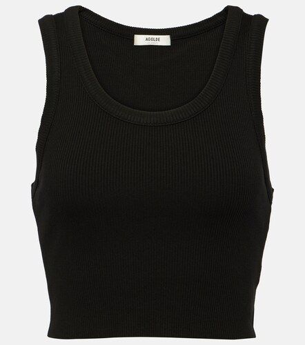 Agolde Cropped Top aus Rippstrick - Agolde - Modalova