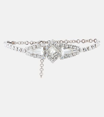 Crystal-embellished choker - Alessandra Rich - Modalova