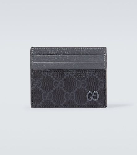 Gucci Tarjetero de lona GG con piel - Gucci - Modalova