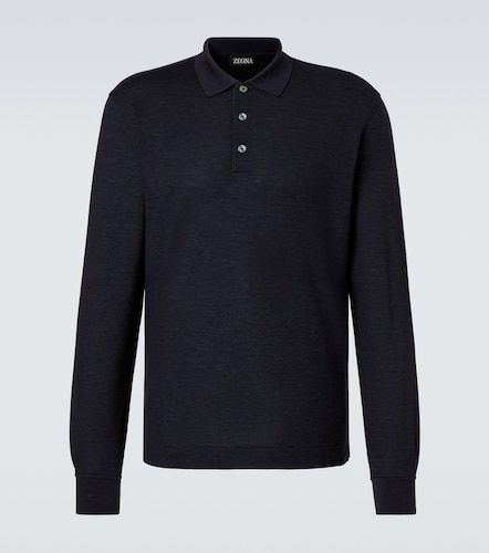 Zegna Polo de algodón y seda - Zegna - Modalova