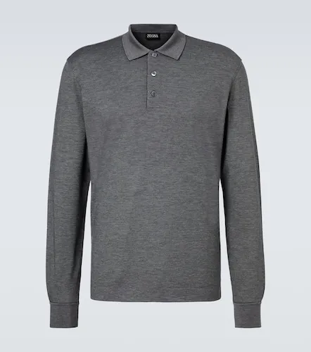 Zegna Polo de algodón y seda - Zegna - Modalova