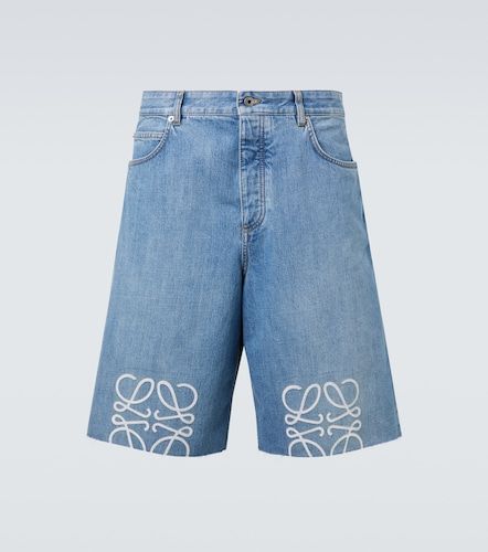 Loewe Shorts di jeans Anagram - Loewe - Modalova