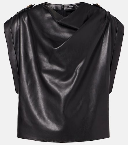 Balmain Top drapeado - Balmain - Modalova