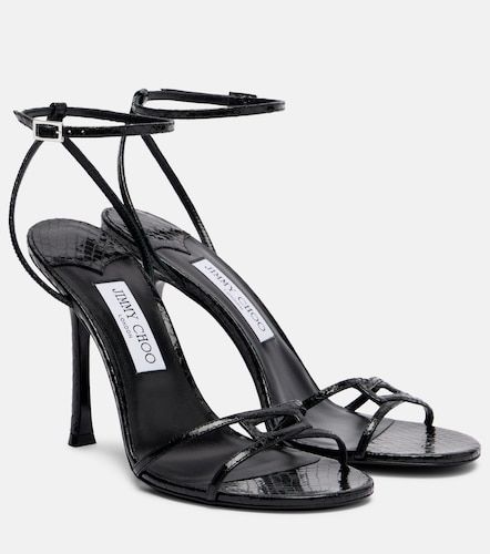 Jimmy Choo Leo 100 leather sandals - Jimmy Choo - Modalova