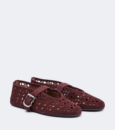 Alaia Vienne suede ballet flats - Alaia - Modalova