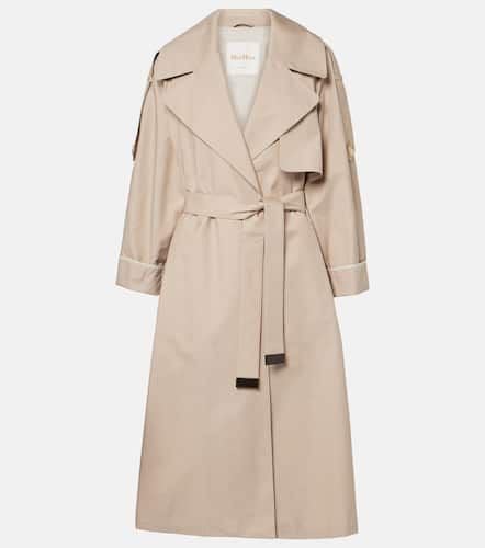 Gabardina oversized de sarga - Max Mara - Modalova