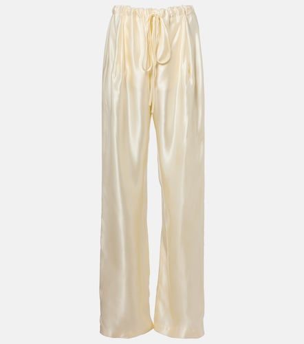 Khaite Rohen satin wide-leg pants - Khaite - Modalova