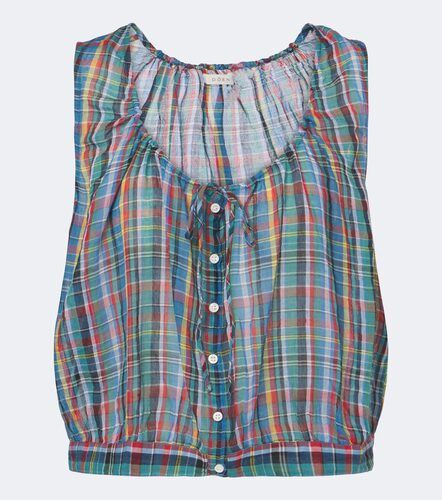 Doen Theo plaid cotton voile top - Doen - Modalova