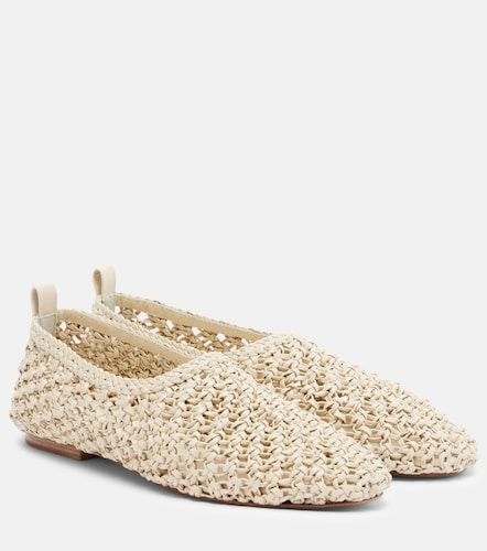 Pisa woven leather ballet flats - Souliers Martinez - Modalova