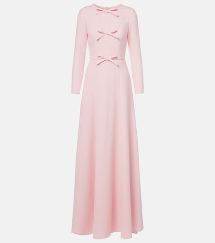 Abito lungo in crêpe con fiocco - Carolina Herrera - Modalova