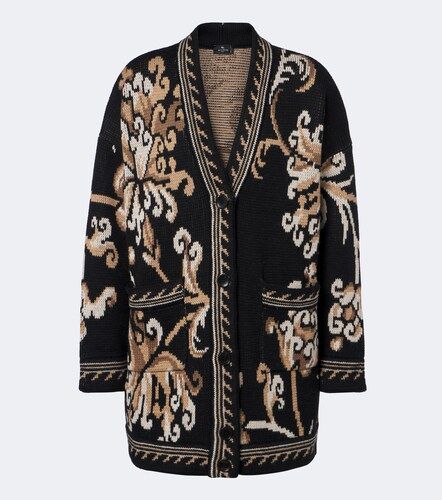 Etro Jacquard wool cardigan - Etro - Modalova