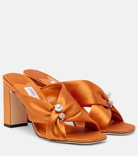 Rafi embellished satin mules - Jimmy Choo - Modalova