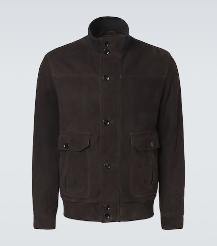 Brioni Bomberjacke aus Veloursleder - Brioni - Modalova