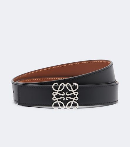 Cintura reversibile Double L in pelle - Loewe - Modalova