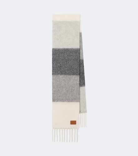Striped jacquard alpaca and wool-blend scarf - Loewe - Modalova