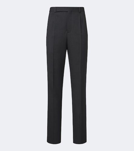 Saint Laurent Gerade Hose aus Wolle - Saint Laurent - Modalova