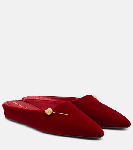 Mules Sleep On It de terciopelo con cuña - Herbert Levine - Modalova