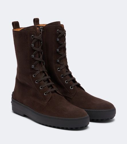 Tod's Gommino suede mid-calf boots - Tod's - Modalova