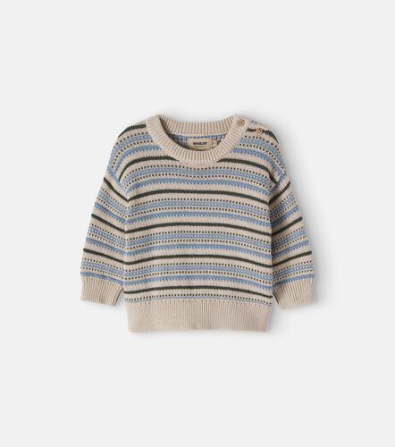 Bebé - jersey Harlow de jacquard de algodón a rayas - Wheat - Modalova