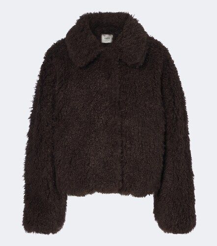 Giacca blouson cropped in bouclé - Vince - Modalova