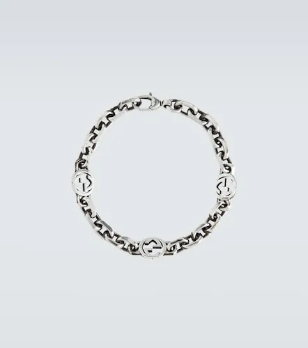 Pulsera de plata Interlocking G - Gucci - Modalova