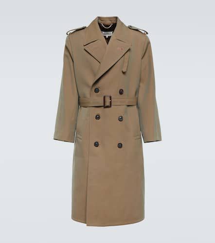 Double-breasted wool trench coat - Maison Margiela - Modalova