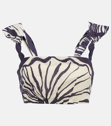 Into Nature printed cotton crop top - Johanna Ortiz - Modalova