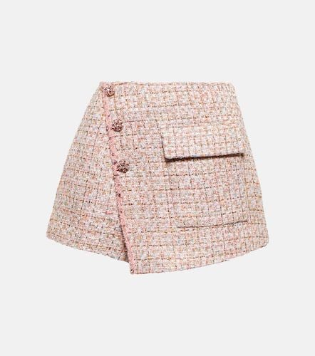 Embellished high-rise tweed shorts - Self-Portrait - Modalova