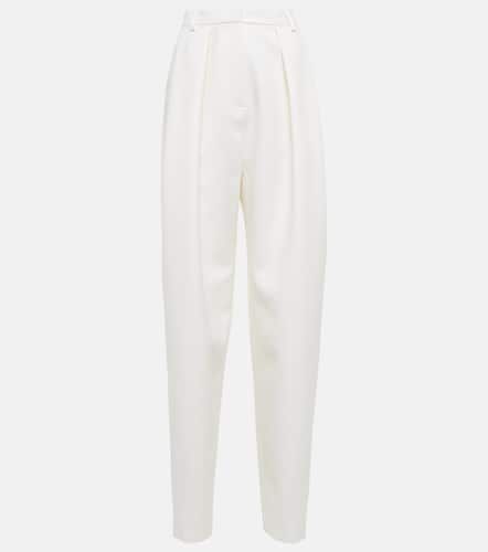 Silk and wool tapered pants - Magda Butrym - Modalova