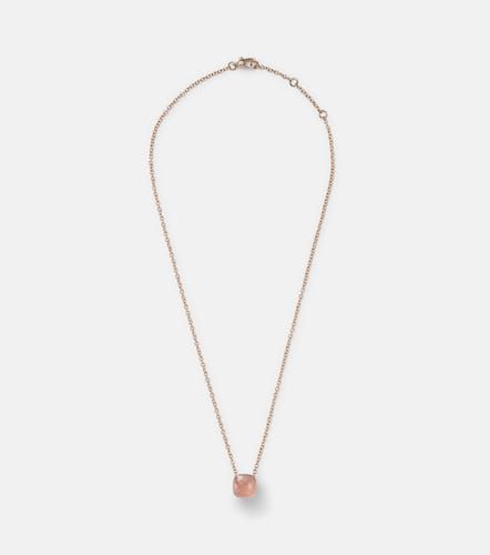 Nudo 18kt gold necklace with rose quartz - Pomellato - Modalova