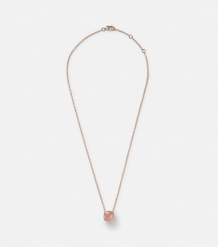 Nudo 18kt gold necklace with rose quartz - Pomellato - Modalova