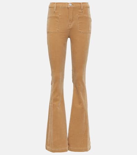 Le Bardot mid-rise corduroy flared pants - Frame - Modalova