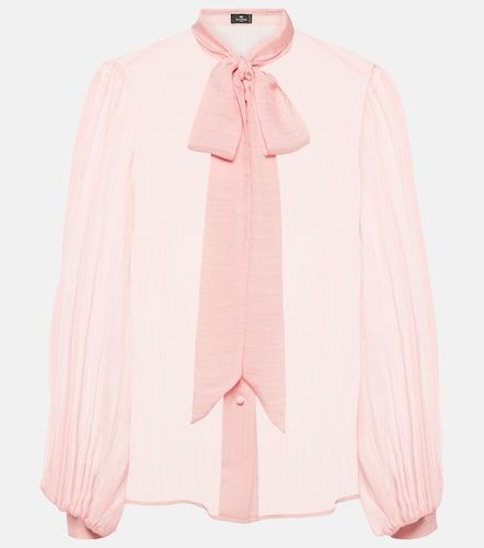 Etro Blusa in seta con fiocco - Etro - Modalova