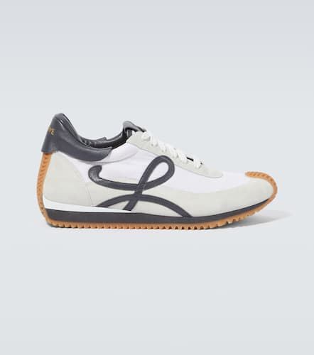 Flow Runner suede-trimmed sneakers - Loewe - Modalova