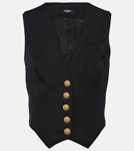 Balmain Virgin wool vest - Balmain - Modalova