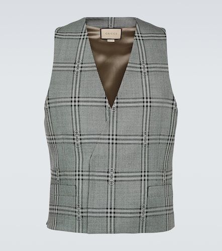 Gucci Checked wool vest - Gucci - Modalova
