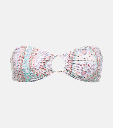 Tortola paisley-print bandeau bikini top - Melissa Odabash - Modalova