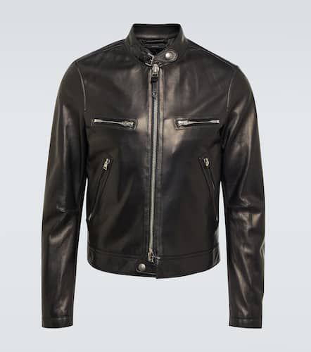 Tom Ford Leather biker jacket - Tom Ford - Modalova