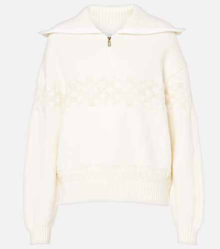 Elana jacquard wool-blend half-zip sweater - Bogner - Modalova